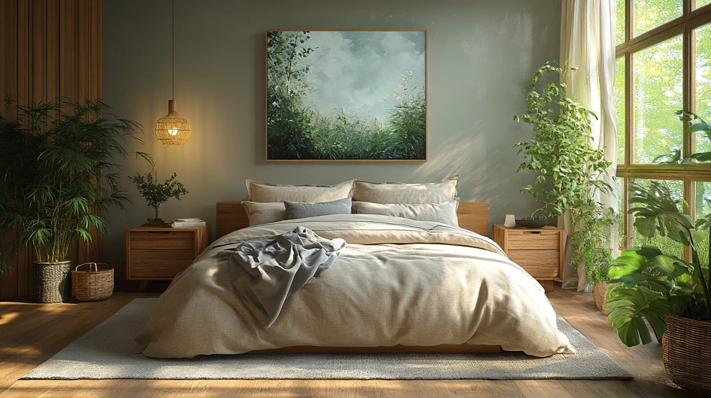 木床木桌艺术装饰