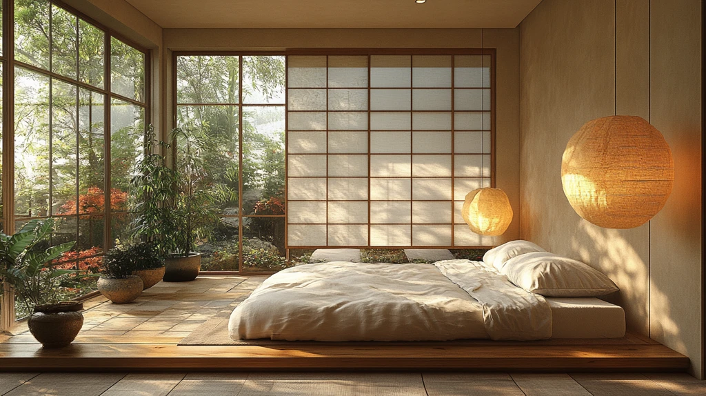 榻榻米木床装饰