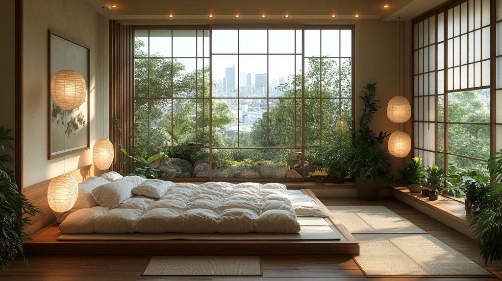 榻榻米木床装饰