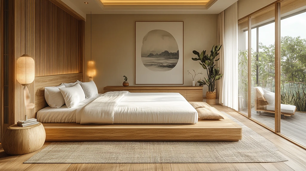 榻榻米木床卧室