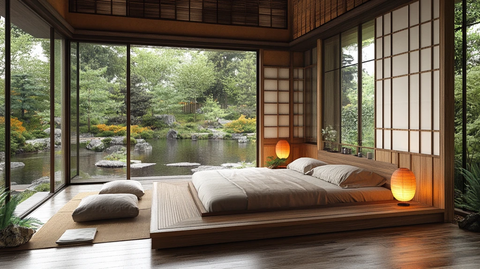 榻榻米床与木地板