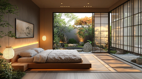 榻榻米床与木地板