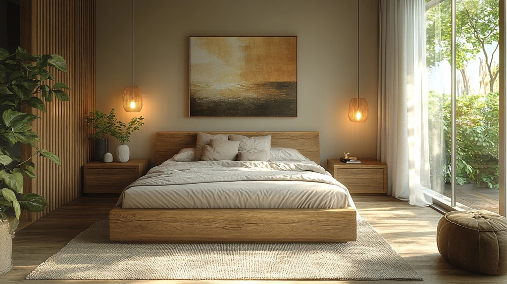 简约北欧卧室布置