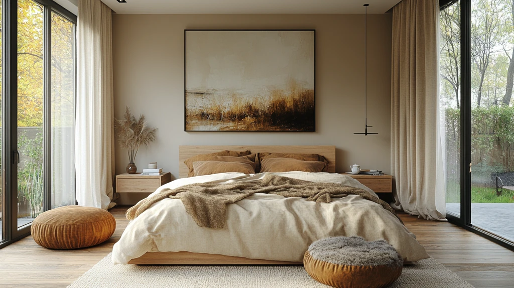 简约北欧卧室布置