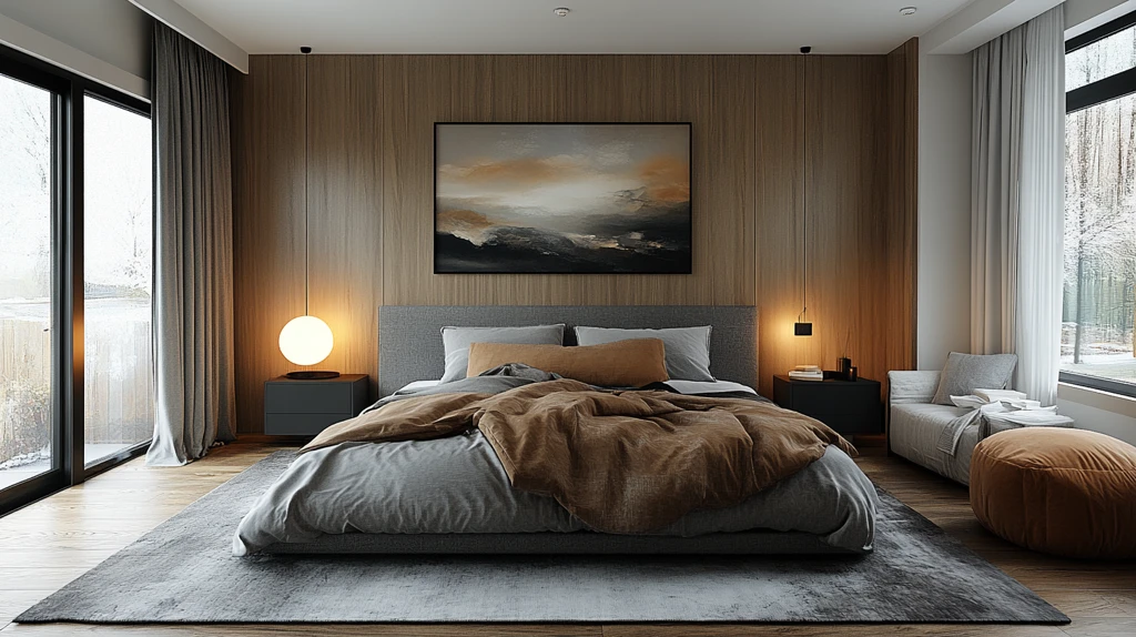 灰色床与现代艺术