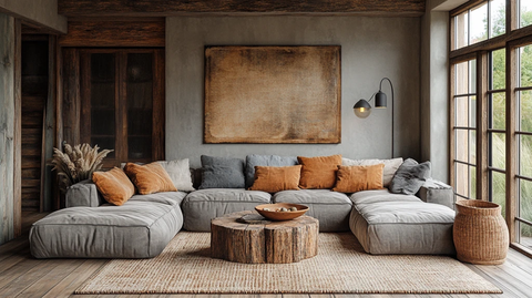 木质沙发客厅布置