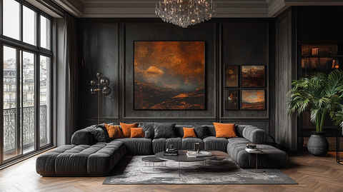 灰色沙发现代客厅