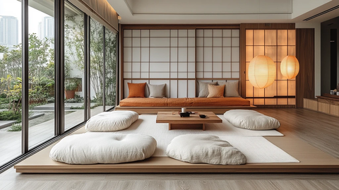 榻榻米客厅布置