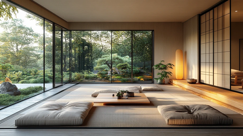 榻榻米客厅布置