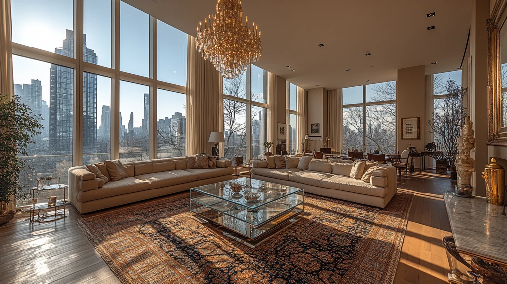 现代客厅沙发装饰