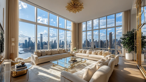 现代客厅沙发装饰