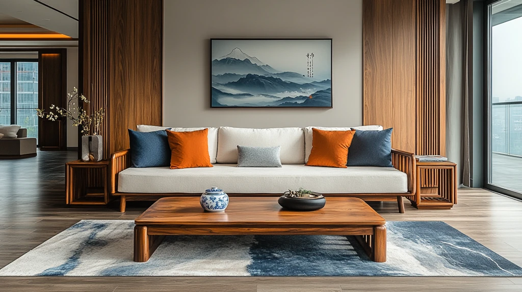 红木沙发雕刻桌