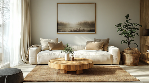 简约木质客厅布置