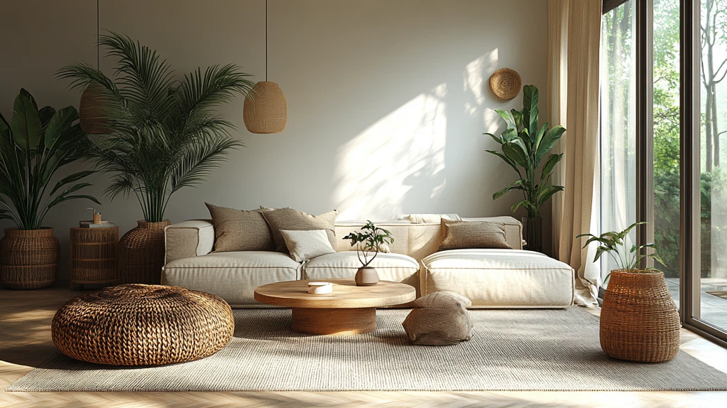 简约木质客厅布置