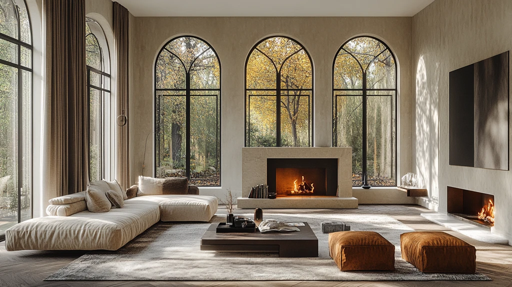 现代客厅布艺沙发