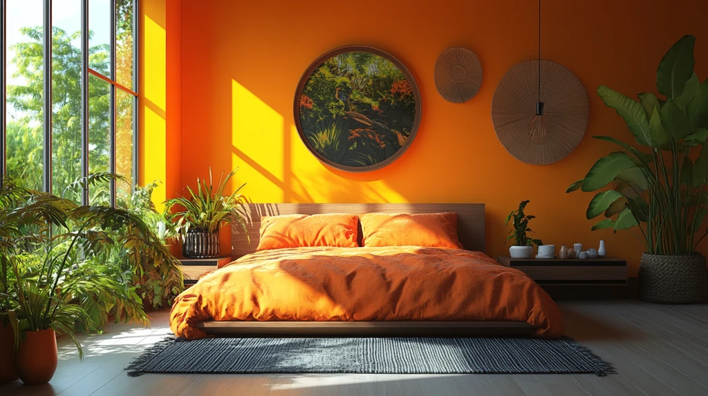 渲染的卡通风格卧室背景