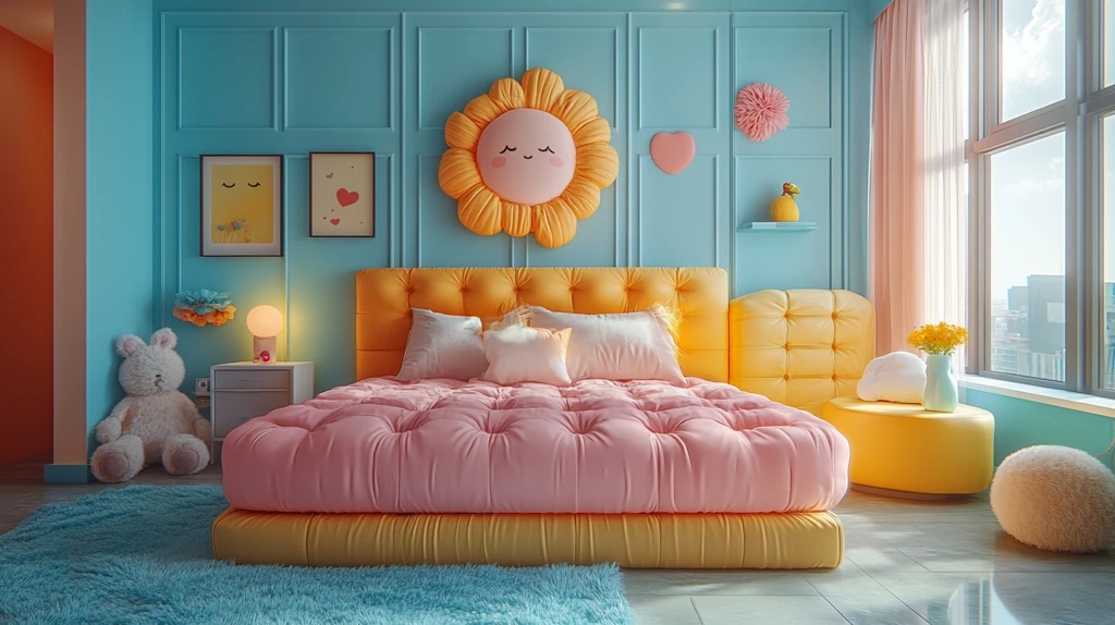 卧室睡眠概念图