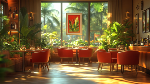 卡通风格室内餐厅装饰