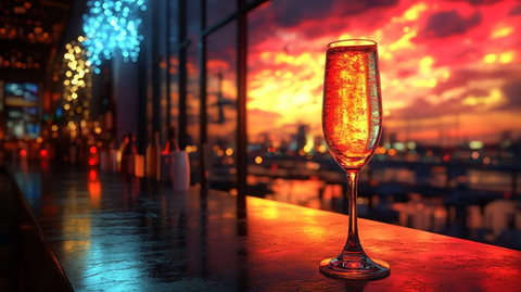 酒吧里的鸡尾酒之夜