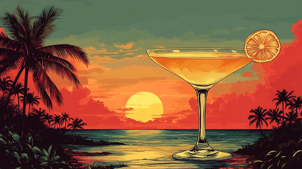 热带风情调酒设计