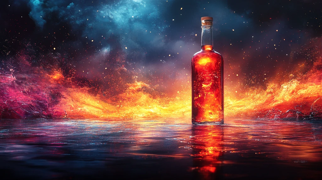 酒吧柜台上的鸡尾酒展示