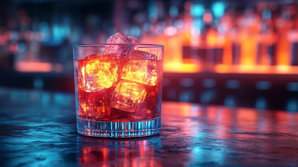 酒吧鸡尾酒特写