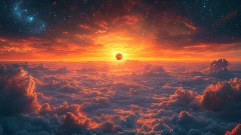 星空深邃银河闪耀