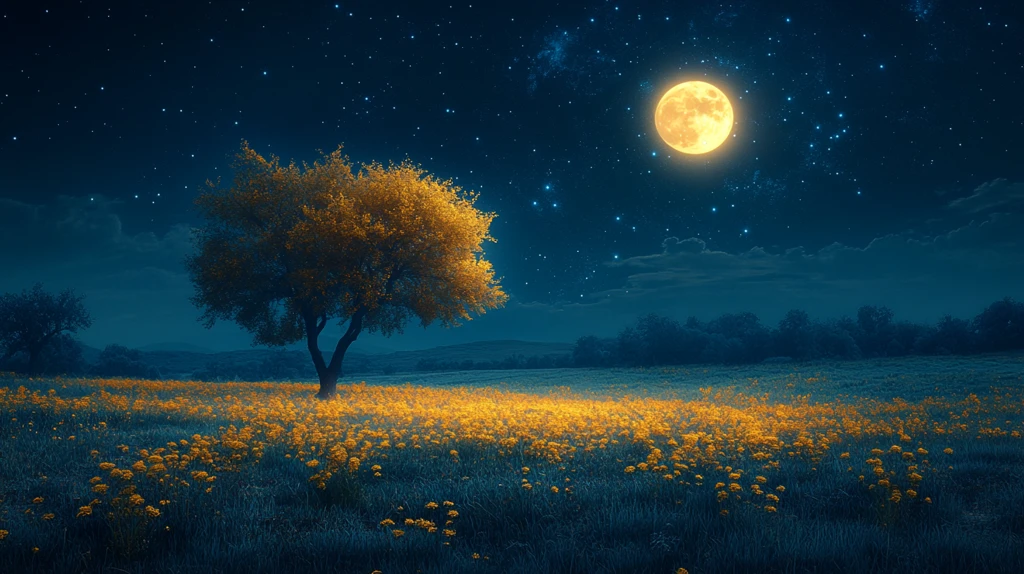 三伏天宁静的夜晚伏天