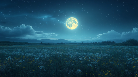 三伏天宁静的夜晚伏天