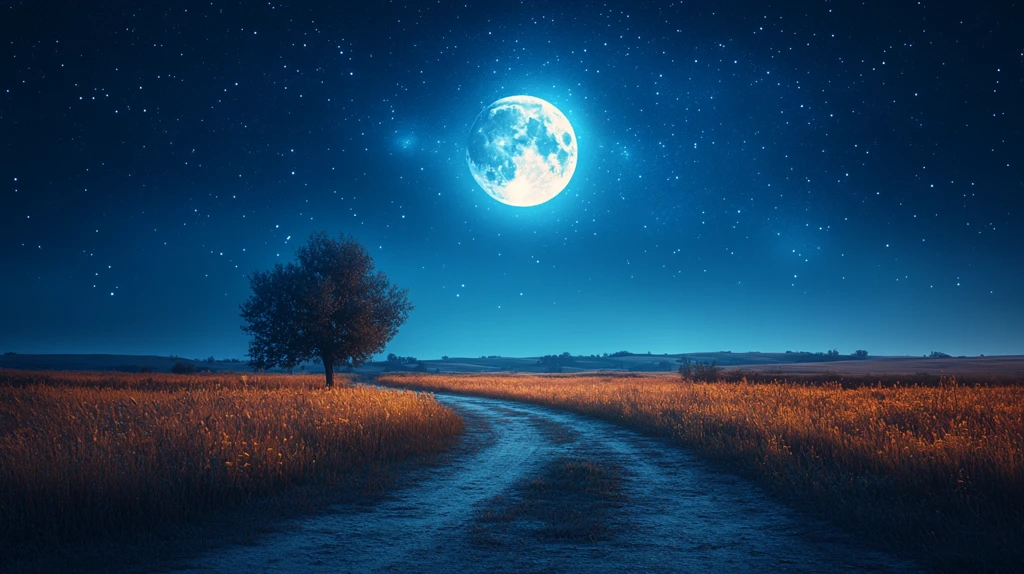 三伏天宁静的夜晚伏天