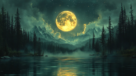 美丽的大自然星空全景