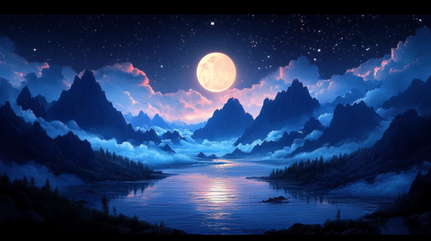 美丽的大自然星空全景