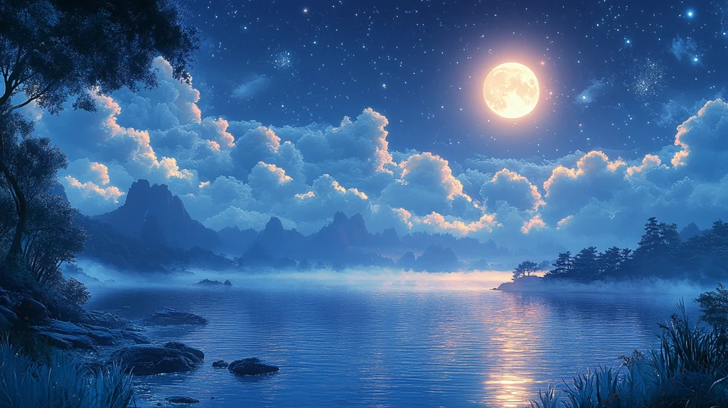 美丽的大自然星空全景