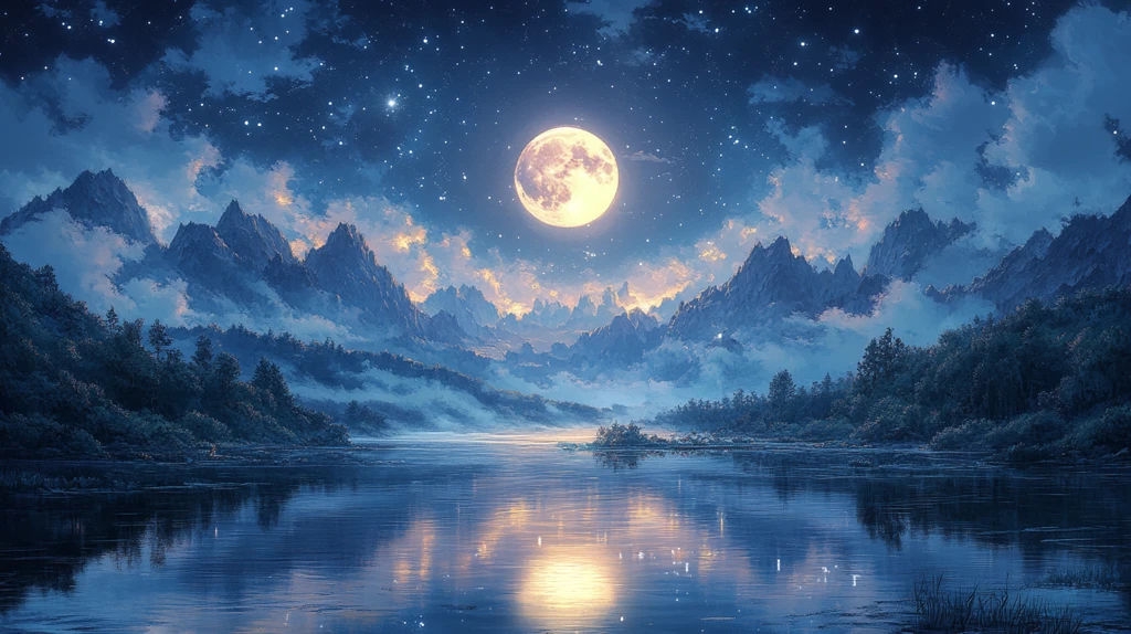 美丽的大自然星空全景