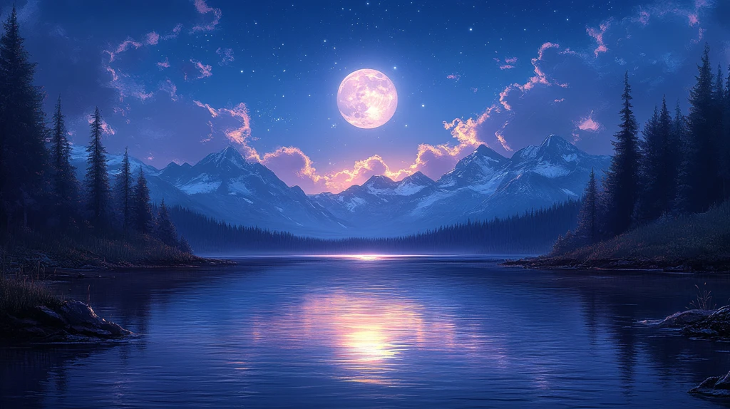 美丽的大自然星空全景