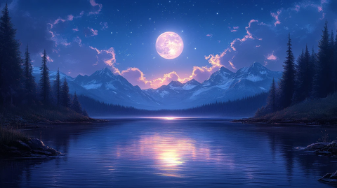 美丽的大自然星空全景