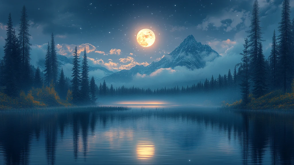 美丽的大自然星空全景