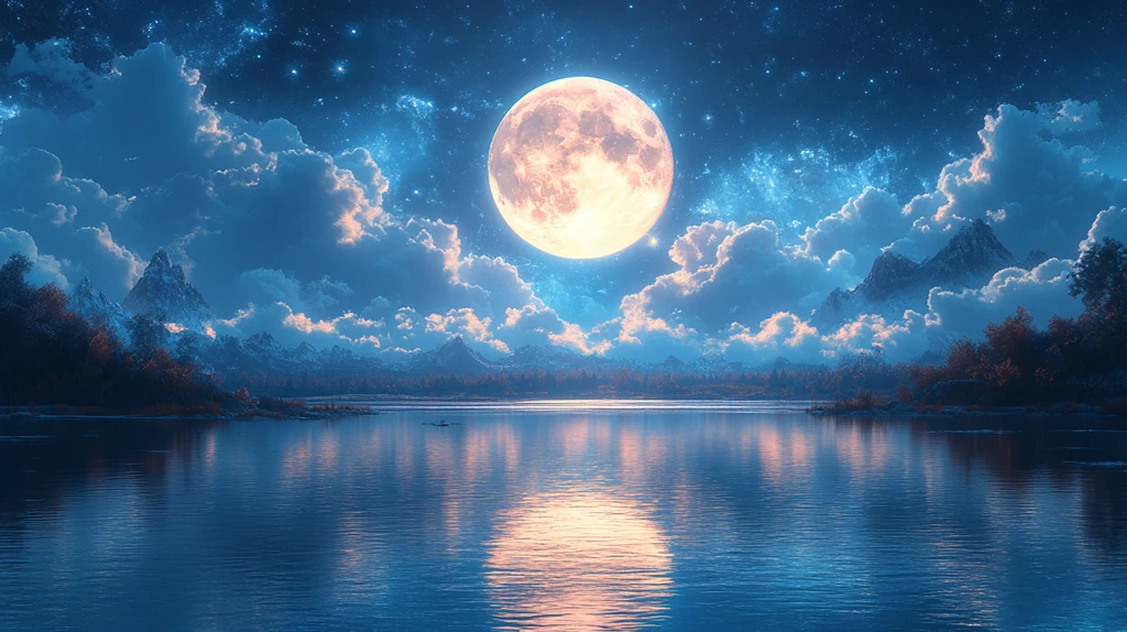 美丽的大自然星空全景