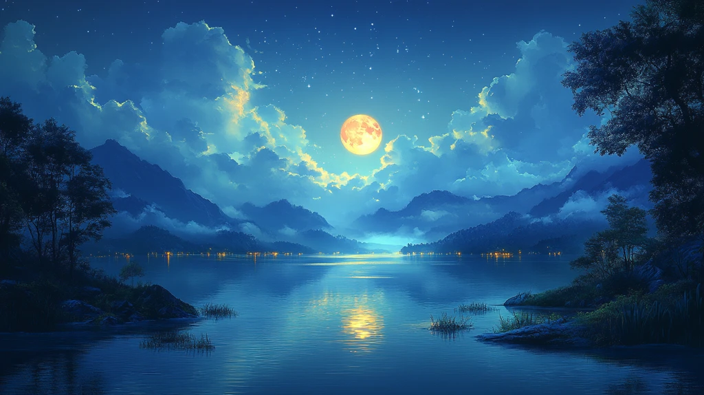 美丽的大自然星空全景