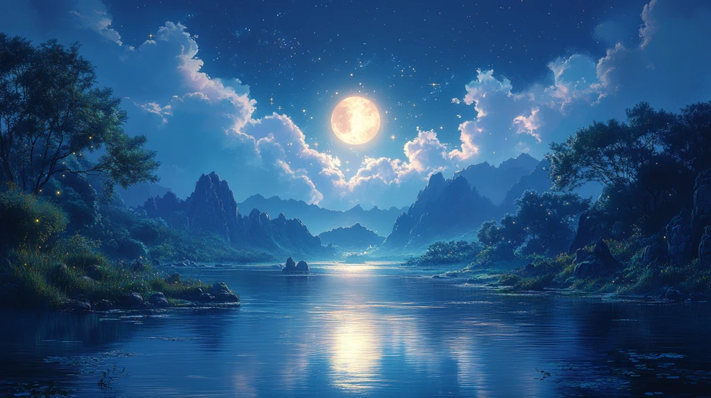 美丽的大自然星空全景