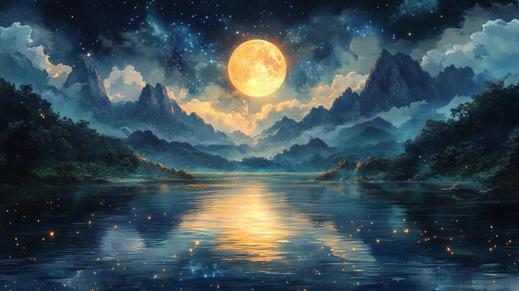 美丽的大自然星空全景