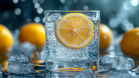 冰镇饮料冰块鸡尾酒