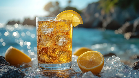 冰镇饮料冰块鸡尾酒