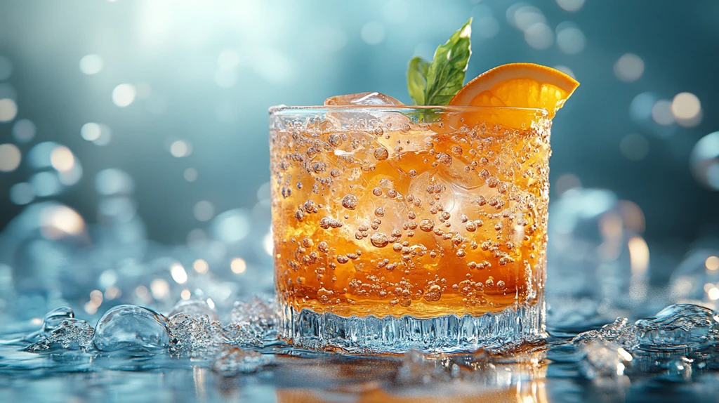 冰镇饮料特写夏天冷饮鸡尾酒