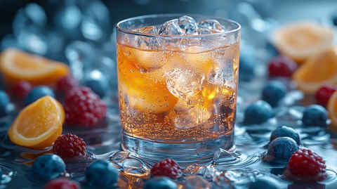 冰镇饮料特写夏天冷饮鸡尾酒