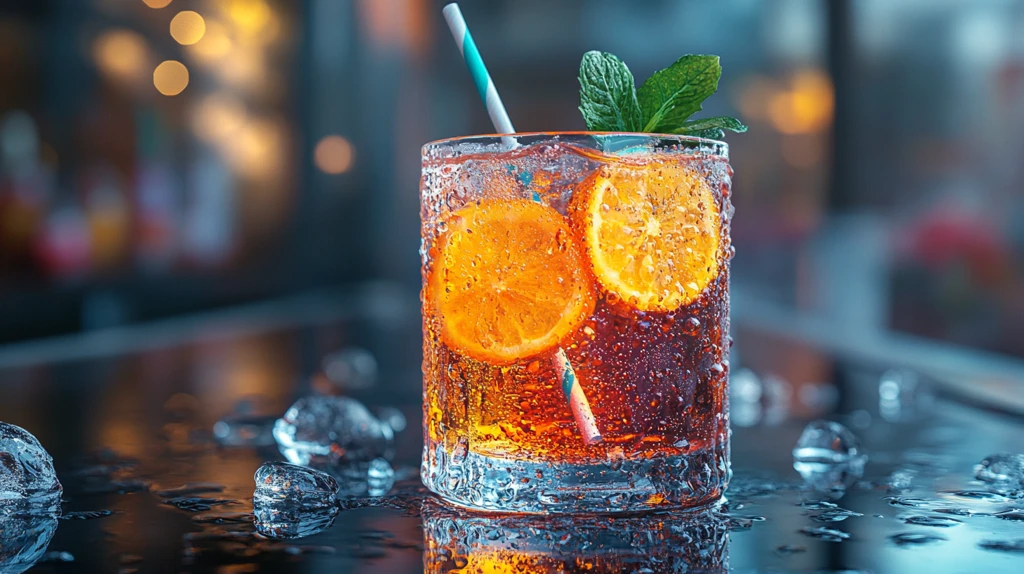 冰镇饮料特写夏天冷饮