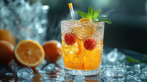 冰镇饮料特写夏天冷饮