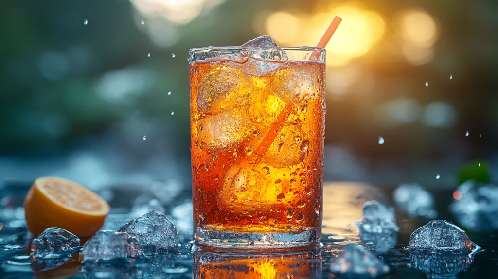 冰镇饮料特写夏天冷饮