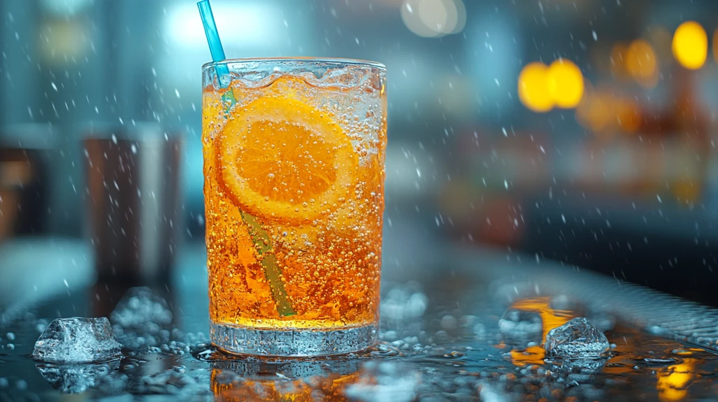 冰镇饮料特写夏天冷饮鸡尾酒