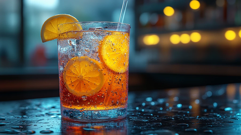 冰镇饮料特写夏天冷饮鸡尾酒